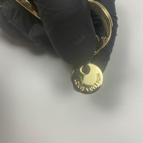 Louis Vuitton Gold Key Chain Bag Charm Porte Cles Circle M68000 - Picture 5 of 6
